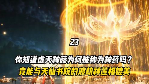 完美世界:你知道虚天神藤为何被称为神药吗?