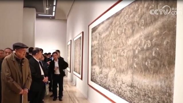 “水墨丹青国画公益展”在中国美术馆展出