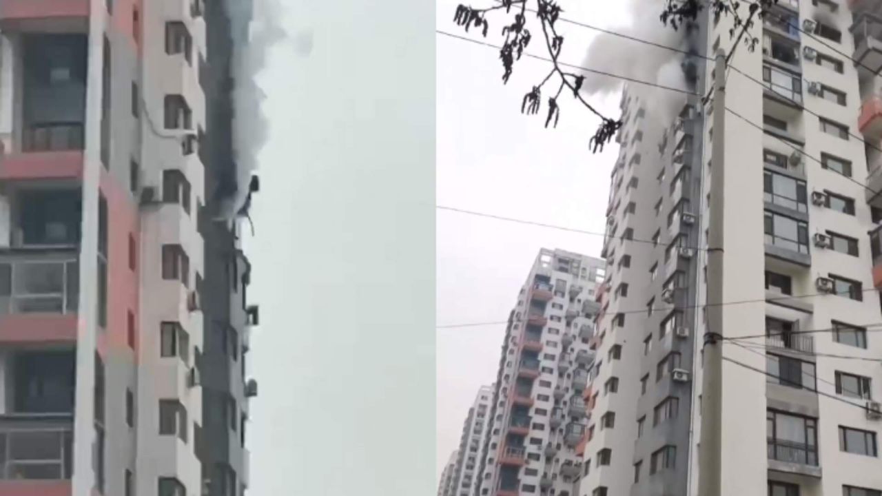 沈阳一住宅楼疑发生液化石油气罐爆炸:明火被扑灭,过火面积约10平方米