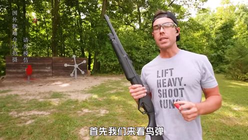 使用鸟弹鹿弹独头弹射击,哪一种霰弹能一枪爆头#军迷_高清1080P在线观看平台_腾讯视频