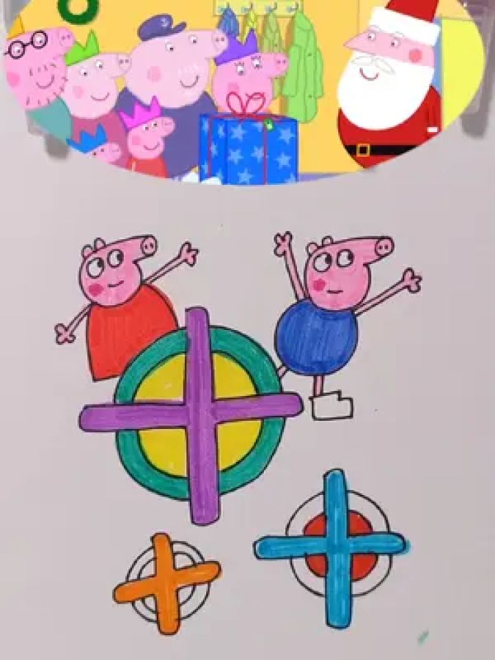 填色 #手绘 #儿童绘画 #轻娱how #儿童简笔画to