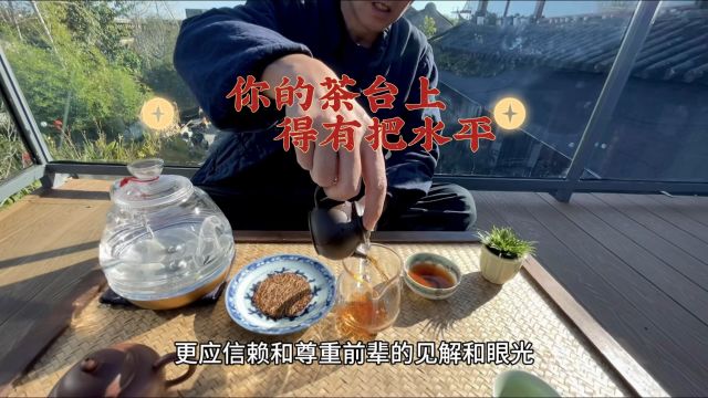 你的茶台上,得有把水平. 【半斛砂|紫砂一线品牌】