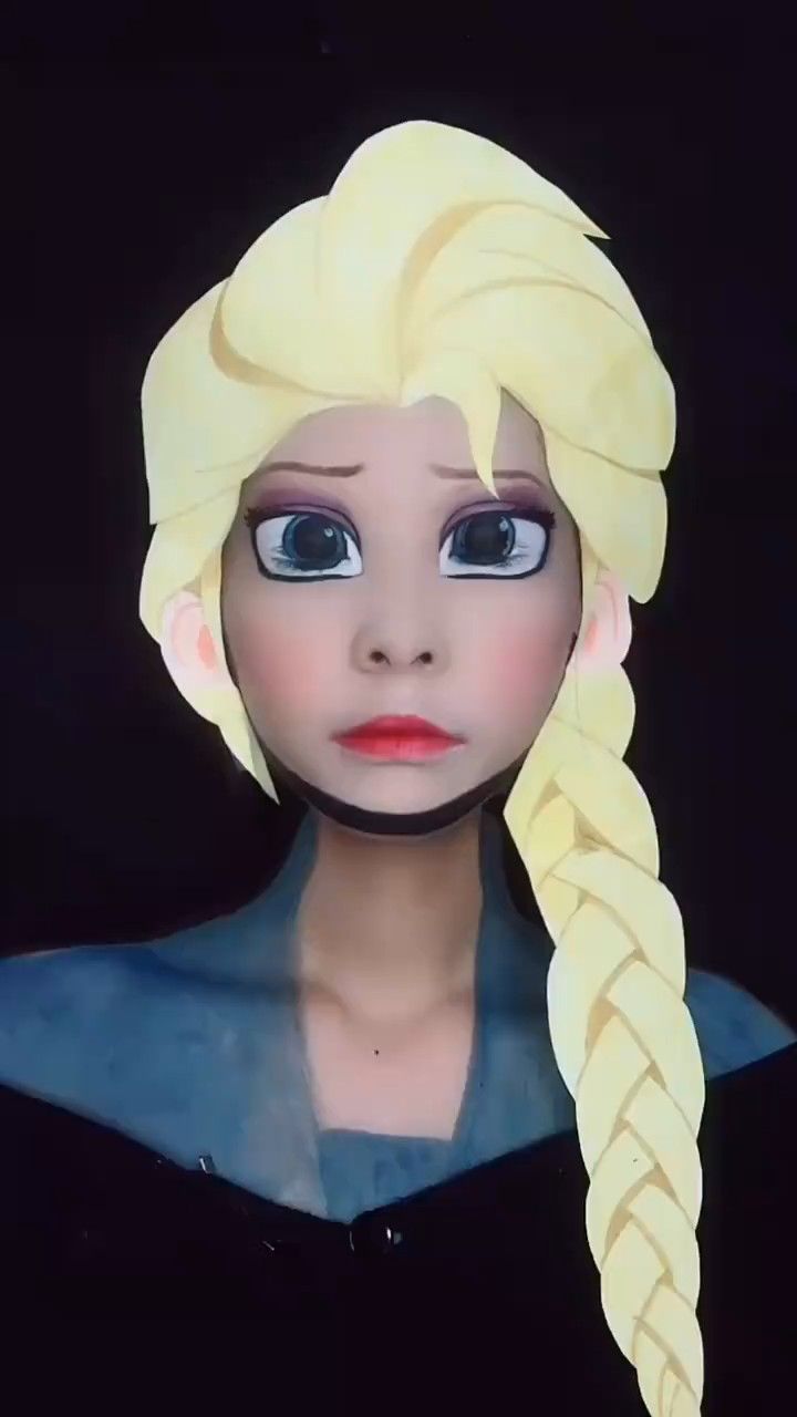 艾莎公主彩绘妆卸妆