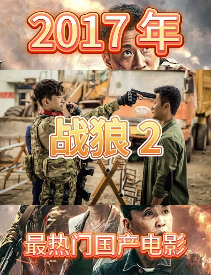 17 年 国内票房最高的电影 战狼 2#吴京#战狼2 #电影推荐 #国产电影