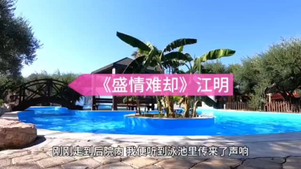 年末黑马&『盛情难却』江明小说全文无删,看了一集又一集!