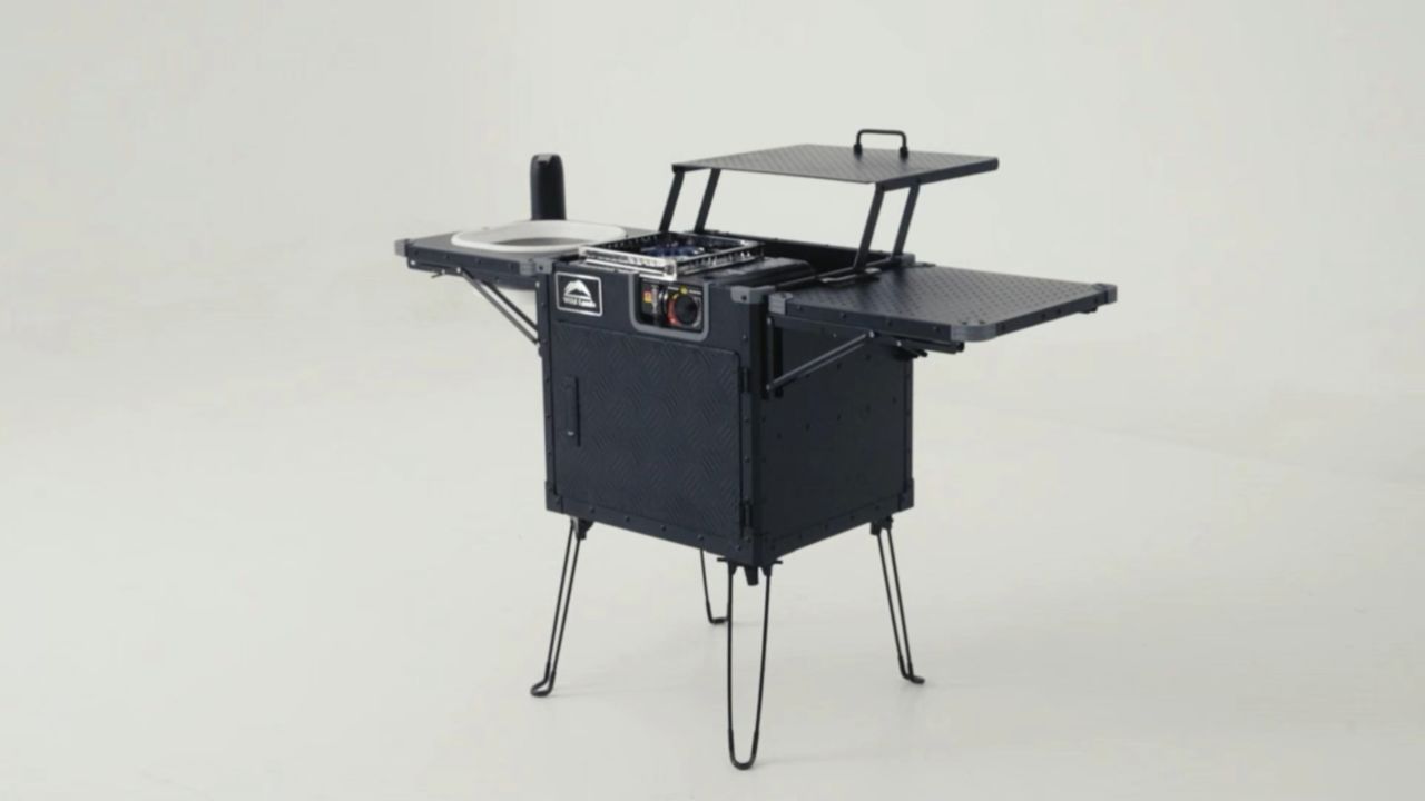 秋野地整体厨房搭建收纳演示