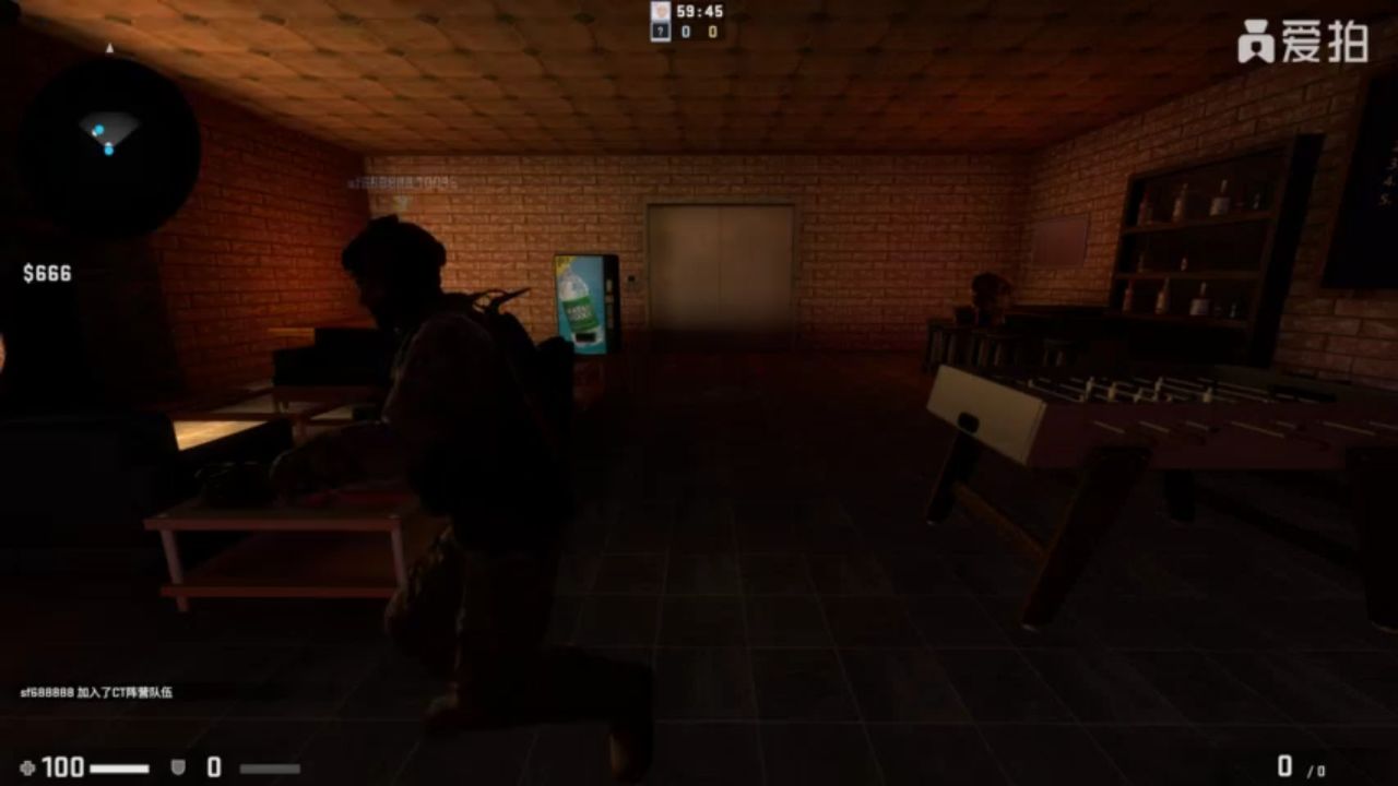 【cs go】带比心小姐姐第一次玩csgo恐怖地图