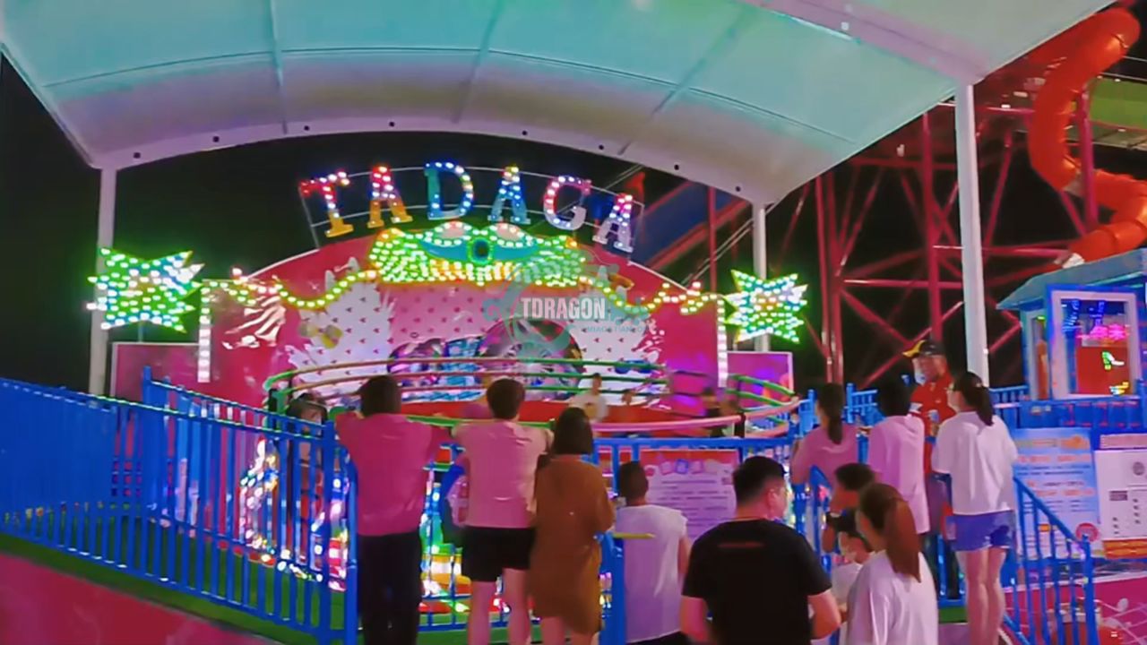 景区公园大型游乐园设备迪斯科转盘好玩刺激新款网红儿童娱乐项目