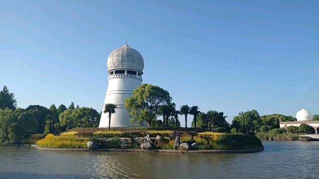 太仓郑和公园 ,为纪念明代航海家郑和而建再现郑和下西洋历史场景