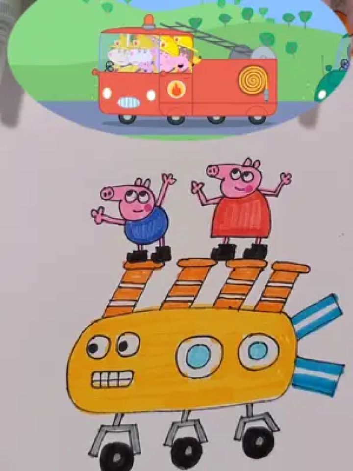 填色 #儿童绘画 #手绘to #轻娱how #儿童简笔画