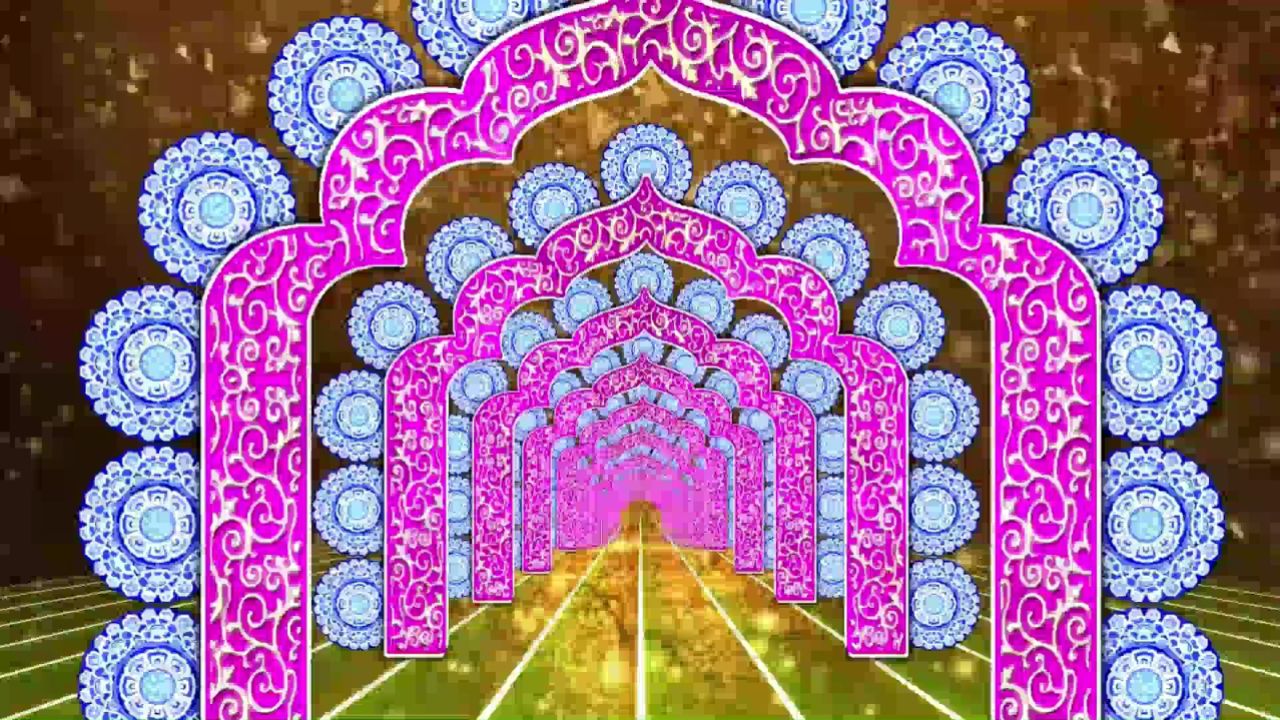 b869-london thumakda天竺印度舞蹈演出表演节目动态led大屏幕背景