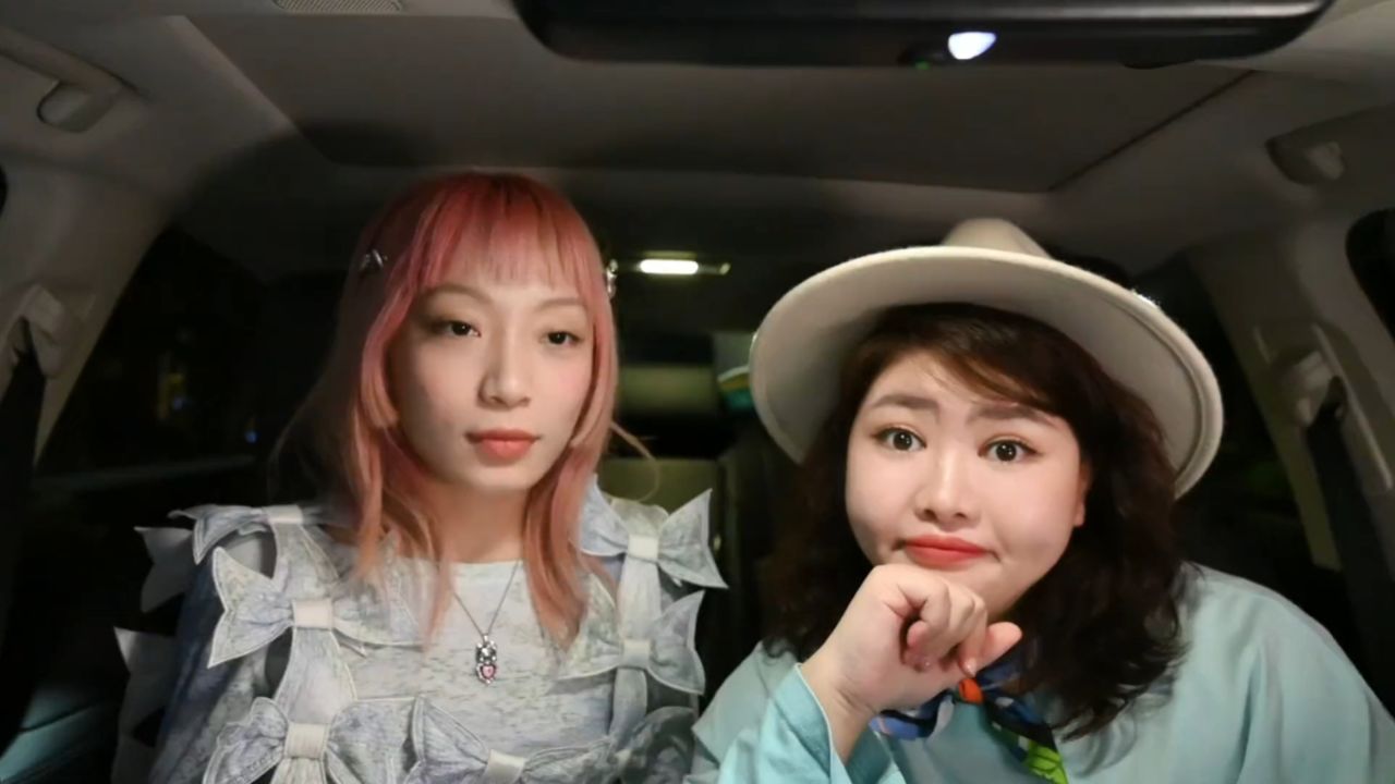 郭老师与歌手卡西恩合唱歌曲