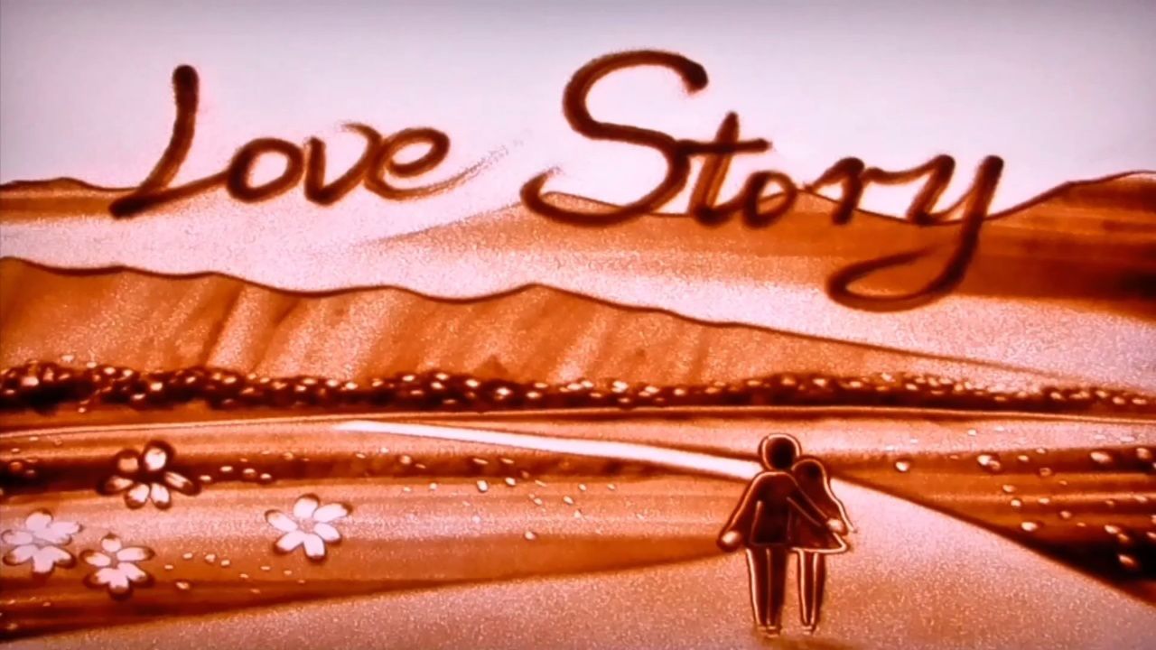 葱花er爱情故事单沙唯美#沙画