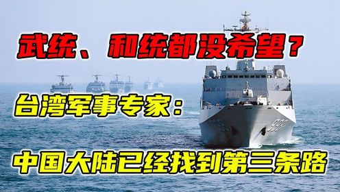 武统、和统都没希望？台湾军事专家：中国大陆已经找到第三条路（1）_高清1080P在线观看平台_腾讯视频
