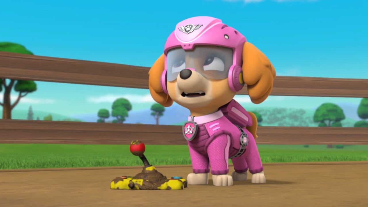 汪汪队:厉害的天天,很快找到了无人机的遥控器,可是好像坏掉了