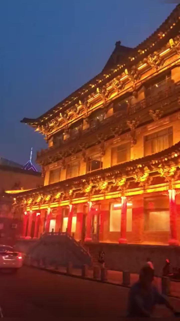 led瓦楞灯用于古建筑亮化工程