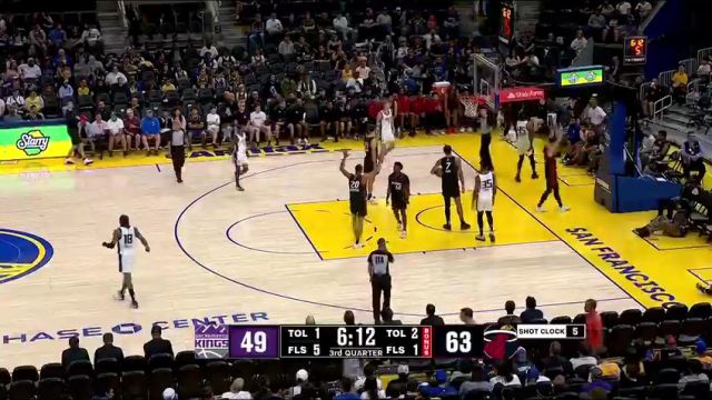 NBA夏季联赛：热火vs国王蓝队第3节中文解说回放