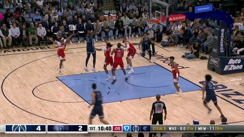 《NBA全场集锦》得分如同探囊取物！3J杀进篮下抛投轻松打进