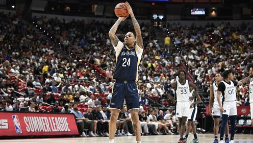 《NBA全场集锦》【球星】霍金斯vs森林狼集锦 手感不佳22中6砍下18+7不敌对手