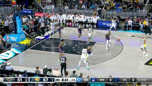 《NBA全场集锦》熟悉的他回来了！哈利伯顿先射三分再抢断背扣打出气势