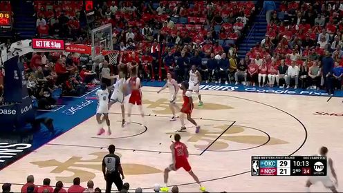 《NBA全场集锦》替补扛起进攻大旗！鹈鹕内外开花连续上分迫近分差