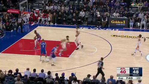 《NBA全场集锦》【回放】老鹰vs国王第2节中文解说回放