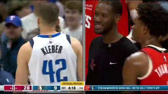 NBA常规赛：火箭vs独行侠第1节中文解说回放