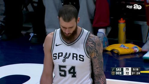 《丹佛掘金》NBA常规赛：马刺vs掘金第3节英文原声回放
