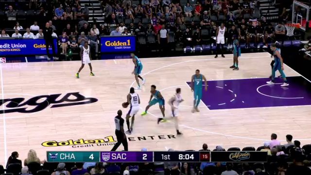 NBA夏季联赛：黄蜂vs国王红队第1节中文解说回放