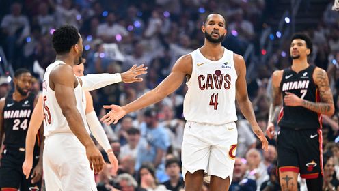 《NBA骑士》【原声】热火112-121骑士 米切尔轰下30+6+6骑士拒绝翻盘主场击败热火