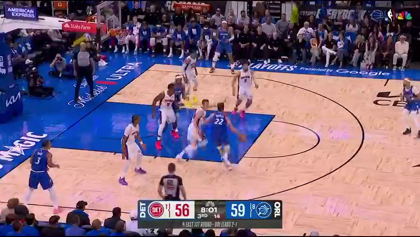 活塞vs魔术第3节中文解说回放