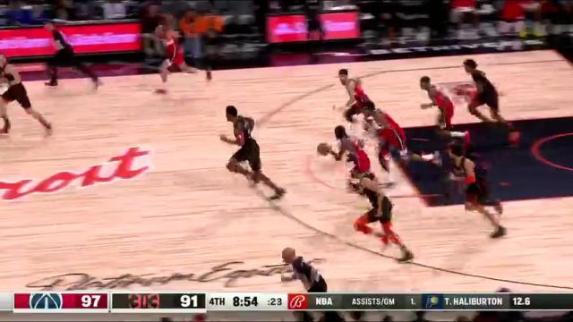 NBA常规赛：奇才vs活塞英文原声全场回放