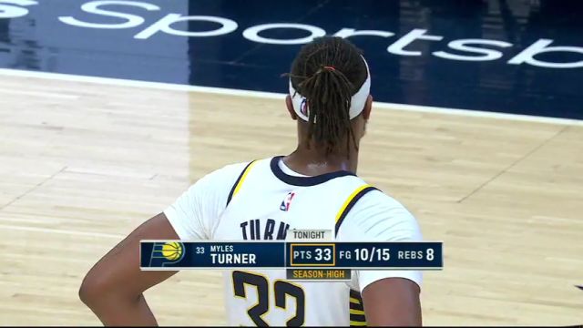 NBA常规赛：独行侠vs步行者第4节英文原声回放