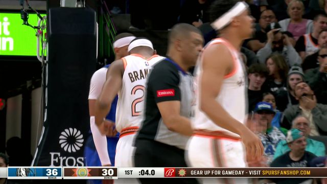 关键时刻手硬！布兰纳姆单吃克勒贝尔 飞身抛投哨响球进