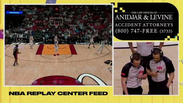 NBA常规赛：骑士vs热火第3节英文原声回放
