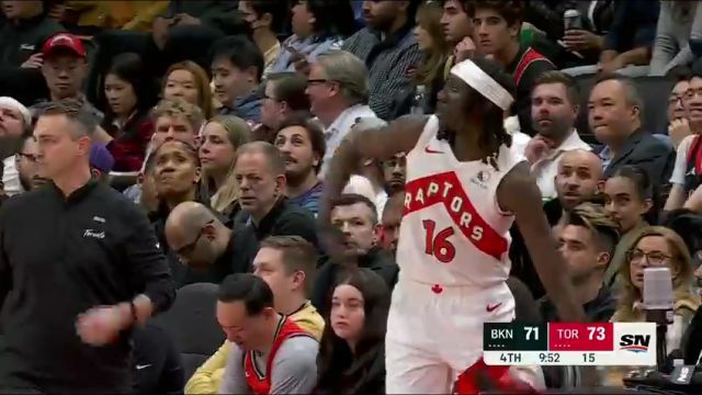 NBA常规赛：篮网vs猛龙第4节中文解说回放