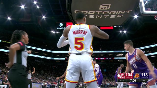 加里森-马修斯假投真传 奥孔古顺下接球双手暴扣