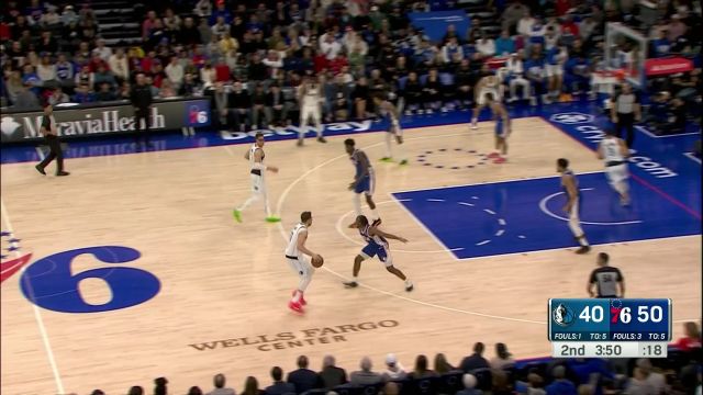 东欧组合齐发力 东契奇三分仙人指路欧文篮下妙手回春