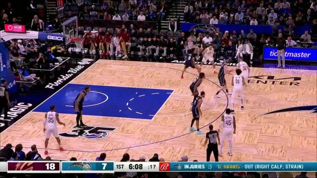 NBA常规赛：骑士vs魔术中文解说全场回放