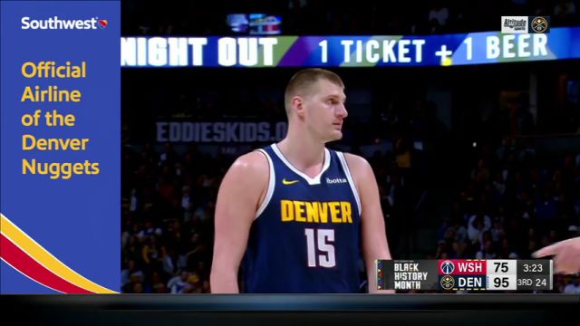 NBA常规赛：奇才vs掘金第3节中文解说回放