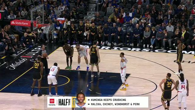 快船vs勇士第2节英文原声回放