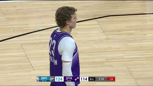 《NBA全场集锦》【回放】NBA常规赛：雷霆vs爵士第4节中文解说回放