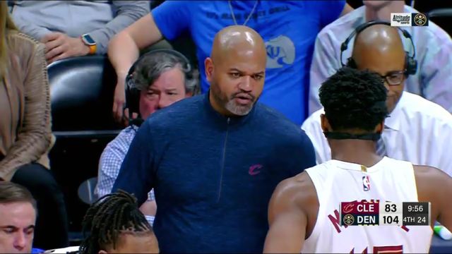 NBA常规赛：骑士vs掘金第4节中文解说回放