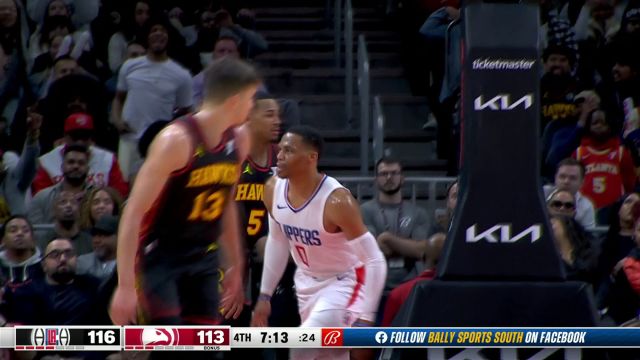 雷霆球迷最喜欢的一集！关键时刻登威组合包揽进攻 里突外投助快船保持领先