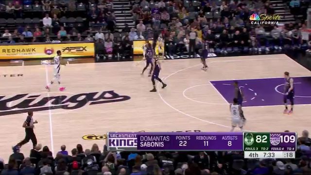 雄鹿vs国王第4节中文解说回放