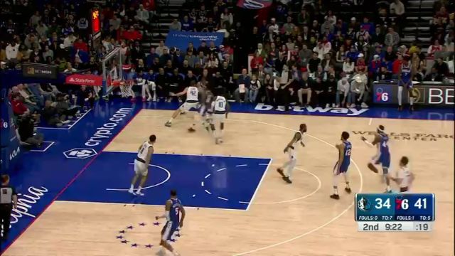 独行侠vs76人第2节中文解说回放