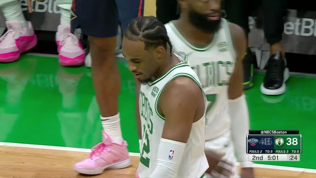 鹈鹕vs凯尔特人五佳球 英格拉姆巧打2+1 塔图姆滑翔飞扣一锤定音