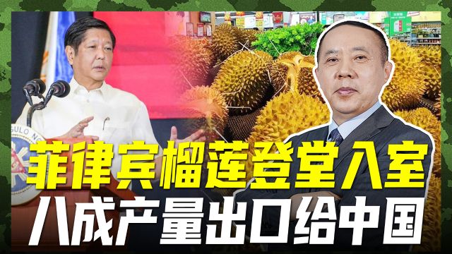 菲律宾80%的榴莲空运中国?态度再不端正,贸易必受其影响