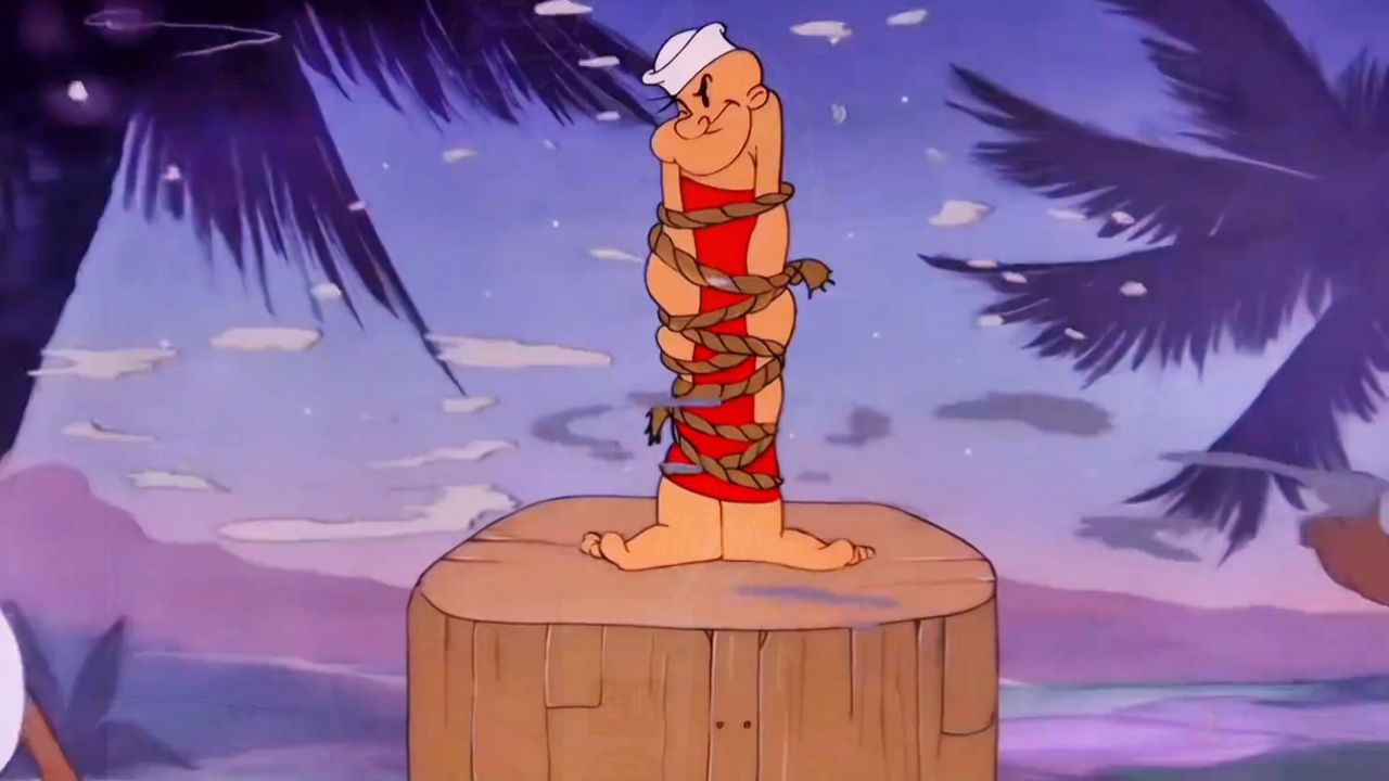 大力水手波派到底有多强 #怀旧动画 #童年经典动画片 #大力水手