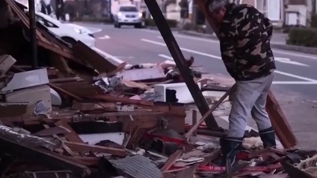 日本地震死亡人数升至95人,222人下落不明